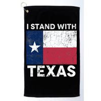 I Stand With Texas Golf Towel