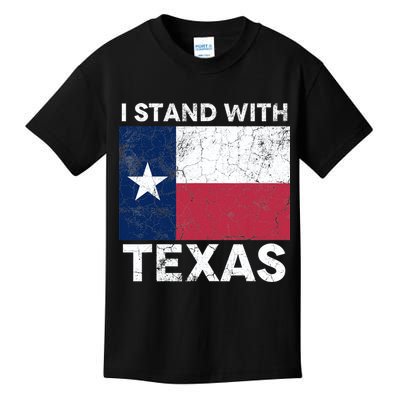 I Stand With Texas Kids T-Shirt