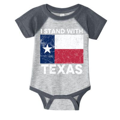 I Stand With Texas Infant Baby Jersey Bodysuit