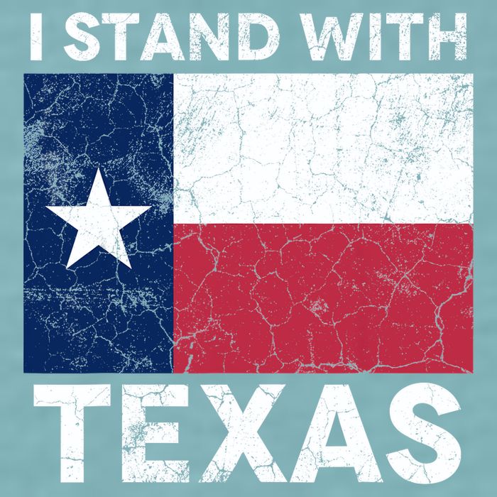 I Stand With Texas Sueded Cloud Jersey T-Shirt