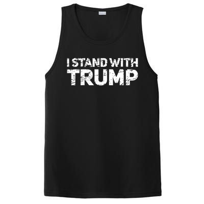 I Stand With Trump Pro Trump Supporter PosiCharge Competitor Tank