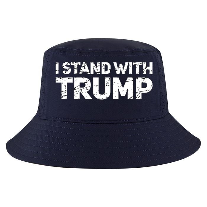 I Stand With Trump Pro Trump Supporter Cool Comfort Performance Bucket Hat