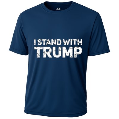 I Stand With Trump Pro Trump Supporter Cooling Performance Crew T-Shirt