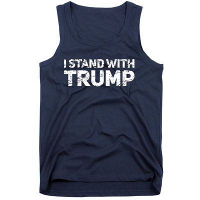 I Stand With Trump Pro Trump Supporter Tank Top