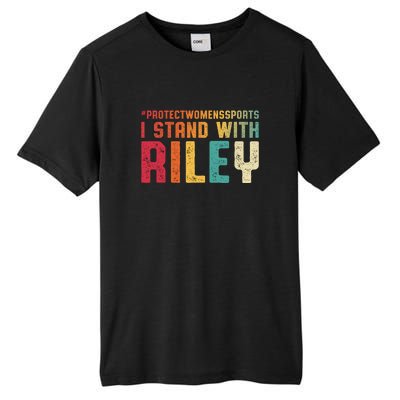 I Stand With Riley Gaines | Protect Womens Sports Tall Fusion ChromaSoft Performance T-Shirt