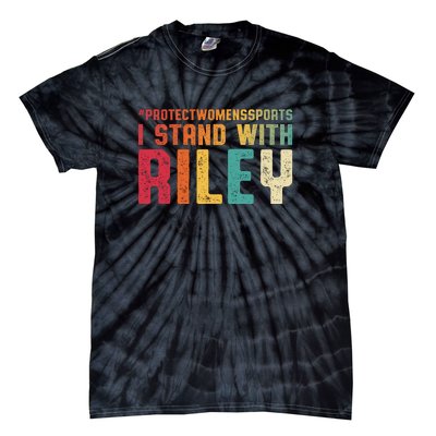 I Stand With Riley Gaines | Protect Womens Sports Tie-Dye T-Shirt