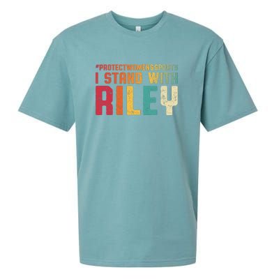 I Stand With Riley Gaines | Protect Womens Sports Sueded Cloud Jersey T-Shirt