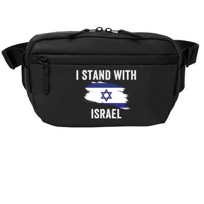 I Stand With Israel I Stand For Peace Usa Israeli Flag Jewish I Support Israel Crossbody Pack