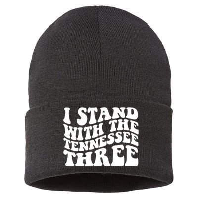 I Stand With The Tennessee Three Sustainable Knit Beanie