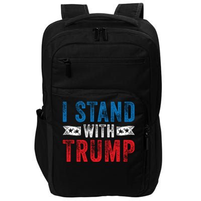 I Stand With Trump 2020 Election Donald Maga Republican Gift Impact Tech Backpack