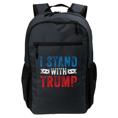 I Stand With Trump 2020 Election Donald Maga Republican Gift Daily Commute Backpack