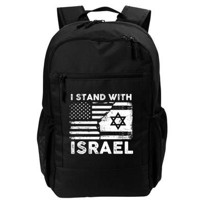 I Stand With Israel Support Israel Us And Israel Flag Backpack