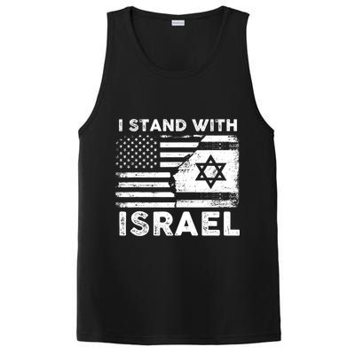 I Stand With Israel Support Israel Us And Israel Flag PosiCharge Competitor Tank