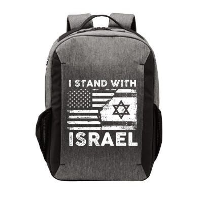 I Stand With Israel Support Israel Us And Israel Flag Vector Backpack