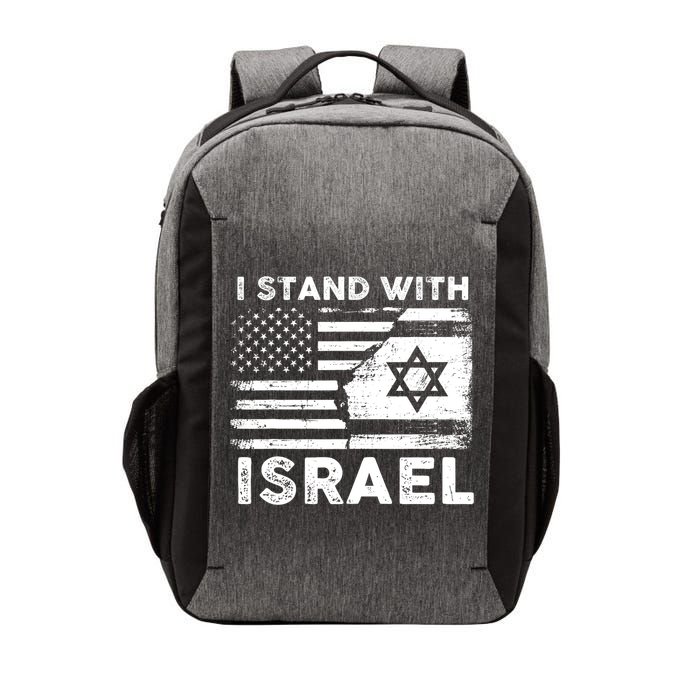 I Stand With Israel Support Israel Us And Israel Flag Vector Backpack