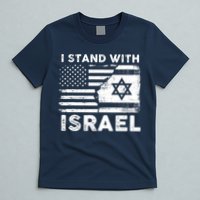I Stand With Israel Support Israel Us And Israel Flag T-Shirt