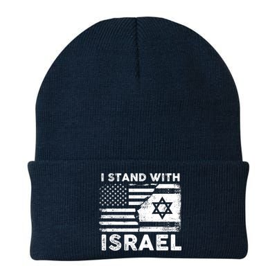 I Stand With Israel Support Israel Us And Israel Flag Beanie