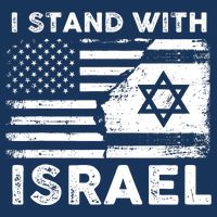 I Stand With Israel Support Israel Us And Israel Flag Short Acrylic Beanie