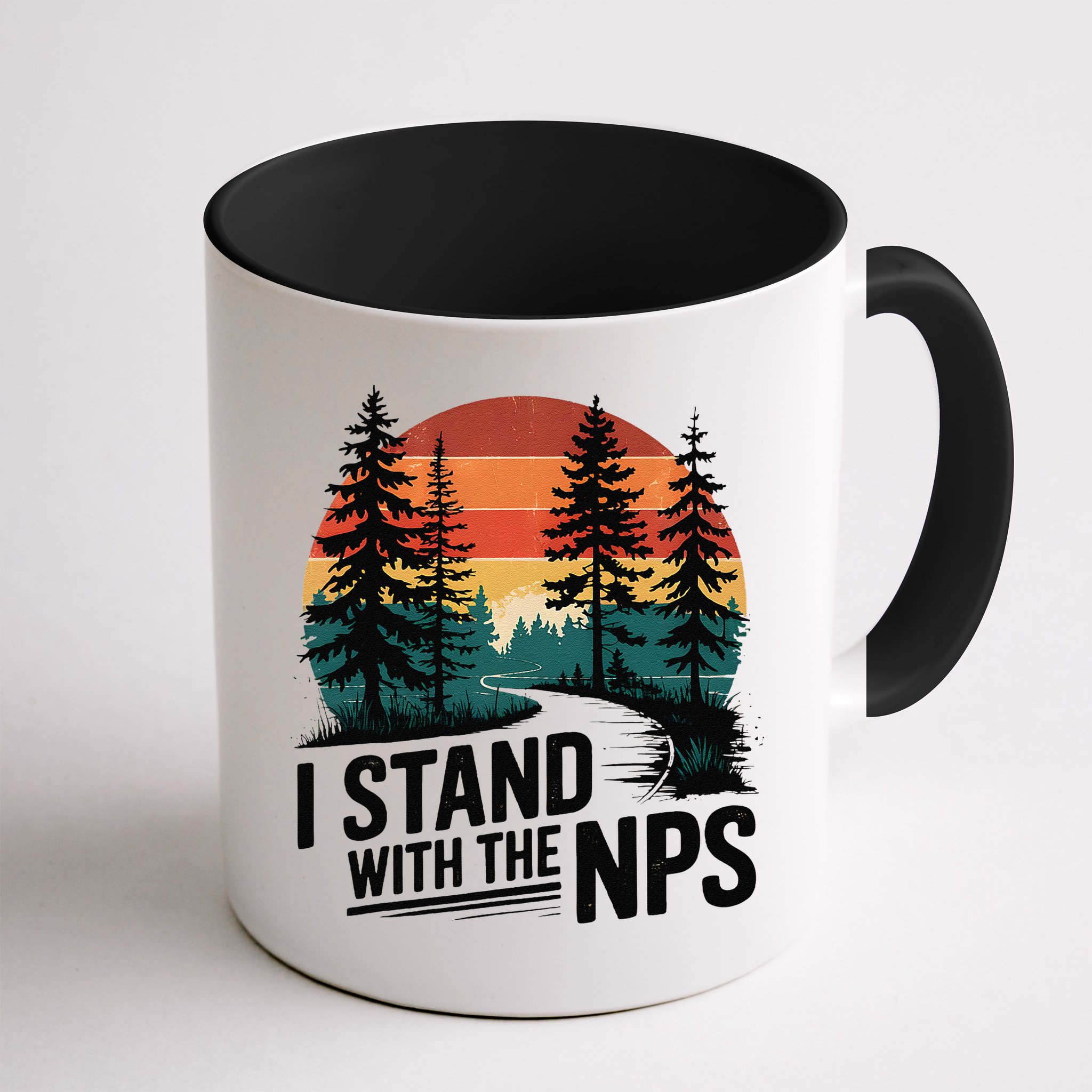 I Stand With The NPS National Park Support Park Rangers Mug