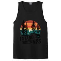 I Stand With The NPS National Park Support Park Rangers PosiCharge Competitor Tank