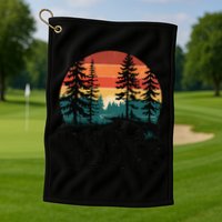 I Stand With The NPS National Park Support Park Rangers Golf Towel