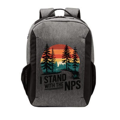 I Stand With The NPS National Park Support Park Rangers Vector Backpack
