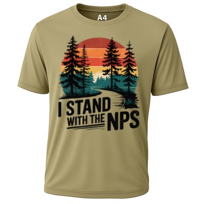 I Stand With The NPS National Park Support Park Rangers Performance Shirt