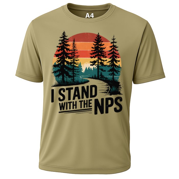 I Stand With The NPS National Park Support Park Rangers Performance Shirt