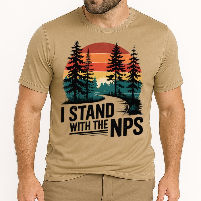I Stand With The NPS National Park Support Park Rangers Performance Shirt