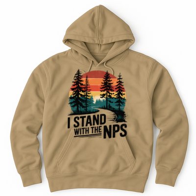 I Stand With The NPS National Park Support Park Rangers Hoodie