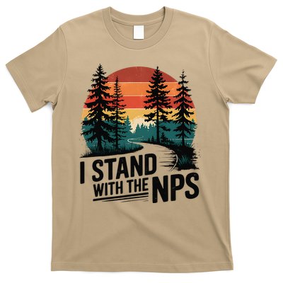 I Stand With The NPS National Park Support Park Rangers T-Shirt