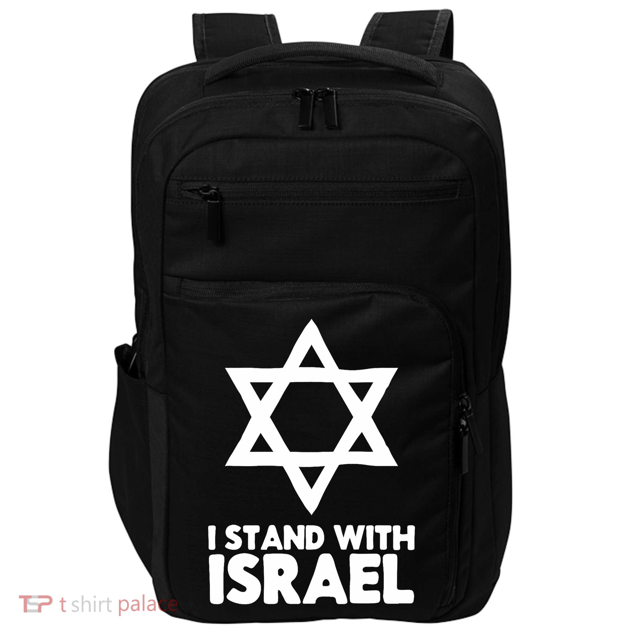 I Stand With Israel Jewish Support Israel Impact Tech Backpack