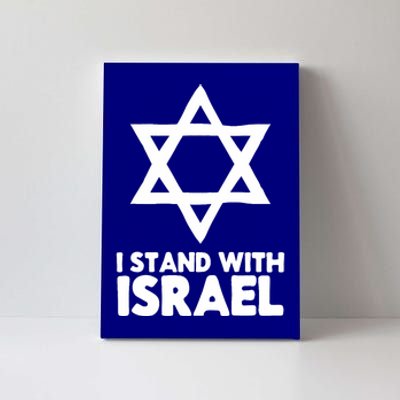 I Stand With Israel Jewish Support Israel Canvas