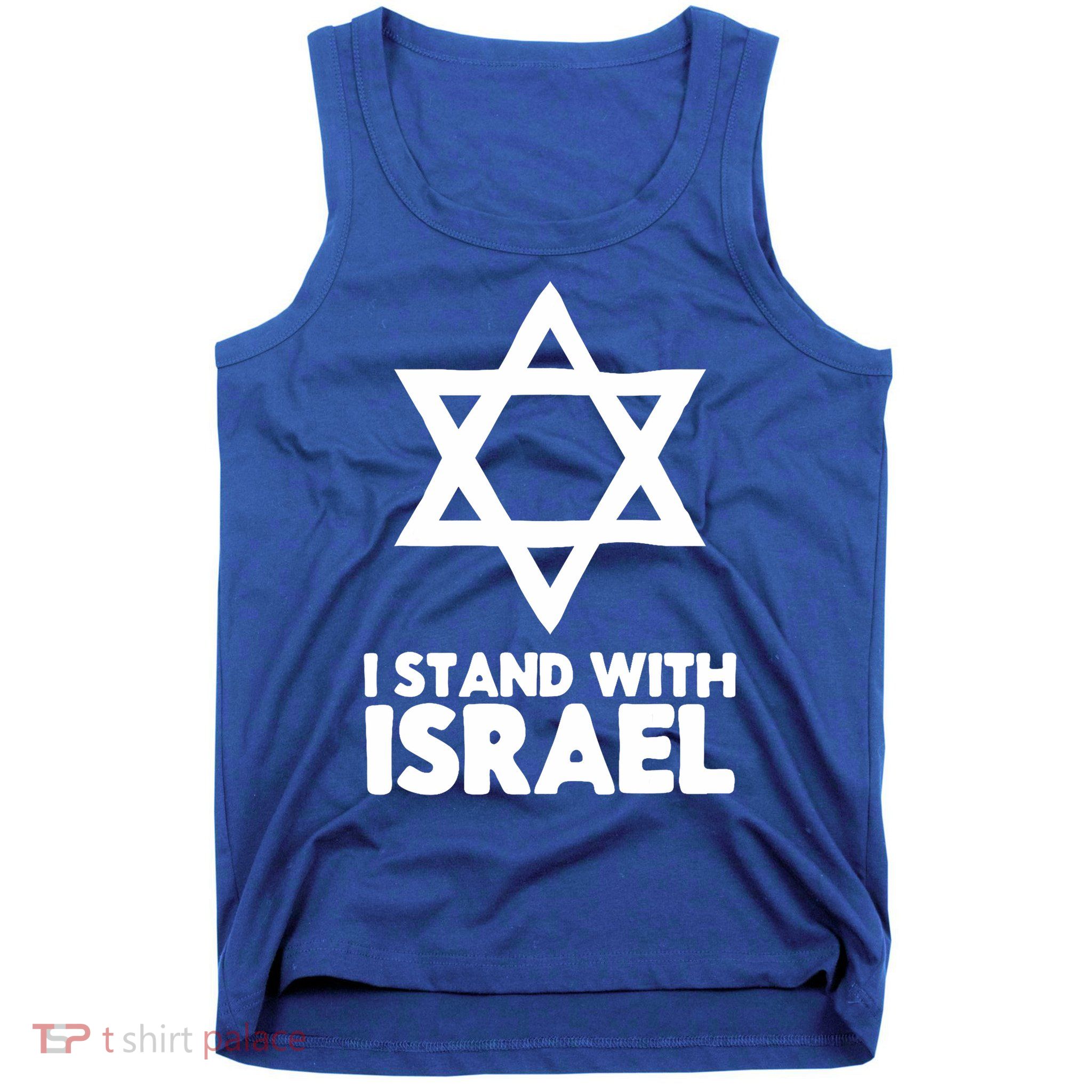 I Stand With Israel Jewish Support Israel Tank Top