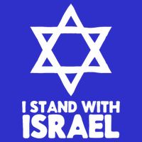 I Stand With Israel Jewish Support Israel Kids T-Shirt