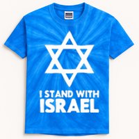 I Stand With Israel Jewish Support Israel Kids Tie-Dye T-Shirt