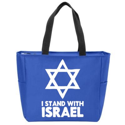 I Stand With Israel Jewish Support Israel Zip Tote Bag