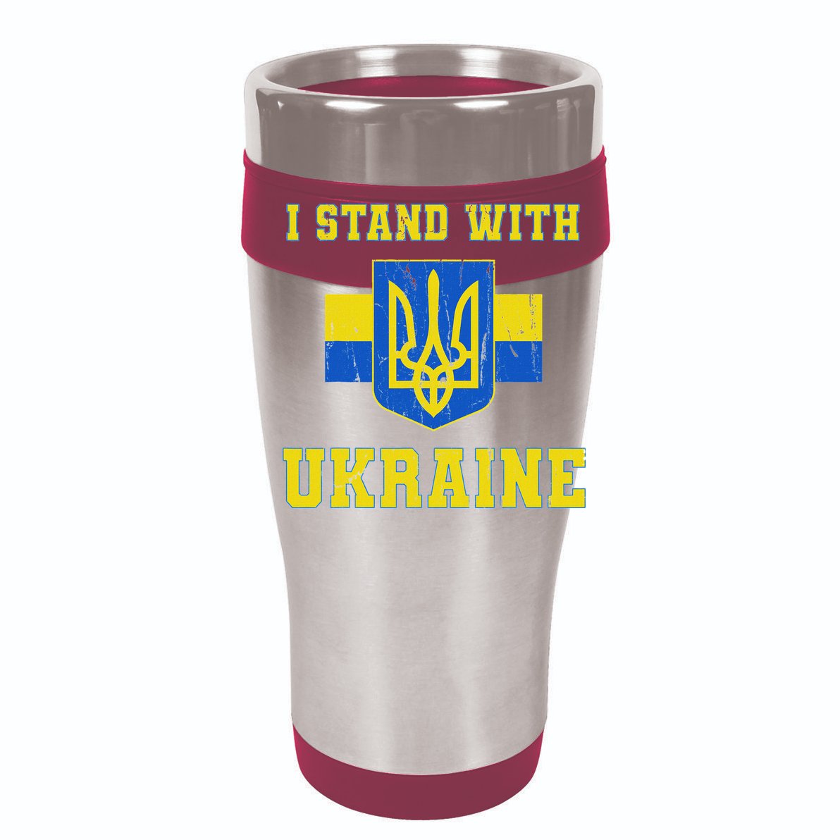 I Stand With Ukraine Vintage Ukrainian Flag Infant Baby Jersey Bodysuit