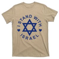 I Stand With Israel Israeli Flag Jewish Star Of David T-Shirt