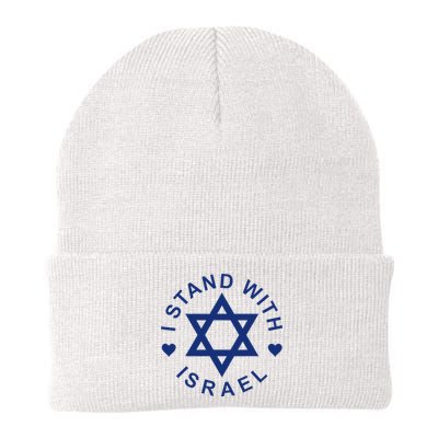 I Stand With Israel Israeli Flag Jewish Star Of David Beanie