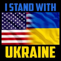 I Stand With Ukraine USA Ukrainian Pride Support Flexfit Unipanel Trucker Cap
