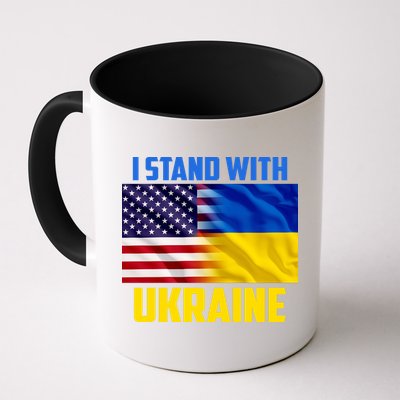 I Stand With Ukraine USA Ukrainian Pride Support Mug
