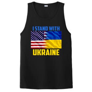 I Stand With Ukraine USA Ukrainian Pride Support PosiCharge Competitor Tank