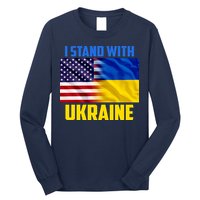 I Stand With Ukraine USA Ukrainian Pride Support Long Sleeve Shirt
