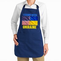 I Stand With Ukraine USA Ukrainian Pride Support Apron