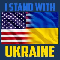 I Stand With Ukraine USA Ukrainian Pride Support 16 in Basic Backpack