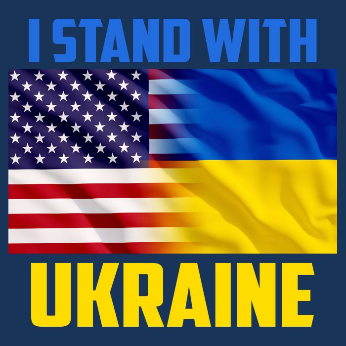 I Stand With Ukraine USA Ukrainian Pride Support 16 in Basic Backpack