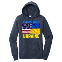 I Stand With Ukraine USA Ukrainian Pride Support Women's Pullover Hoodie