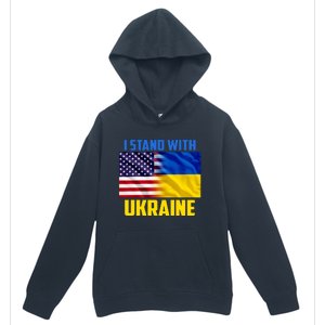 I Stand With Ukraine USA Ukrainian Pride Support Urban Pullover Hoodie