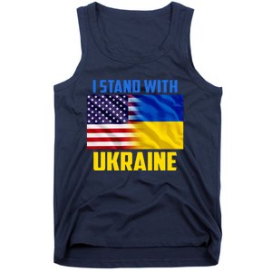 I Stand With Ukraine USA Ukrainian Pride Support Tank Top